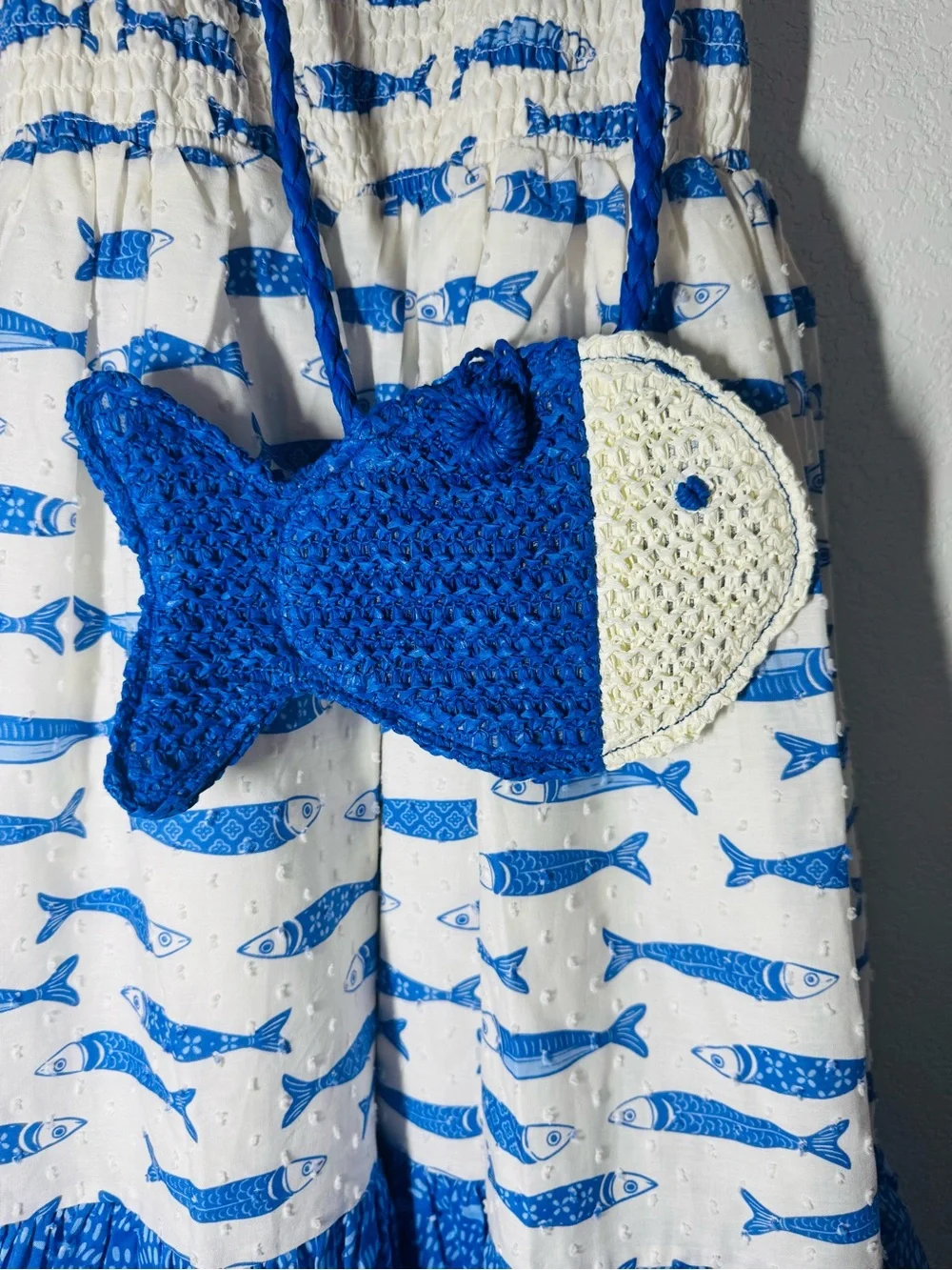 Sigrid Olsen smocked sundress